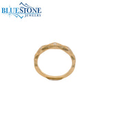 14KYG Diamond Shaped Ring w/Diamonds - Sz. 7